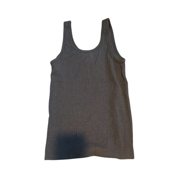 Aerie charcoal gray scoop neck tank top Medium NWT‎ - Picture 2 of 5
